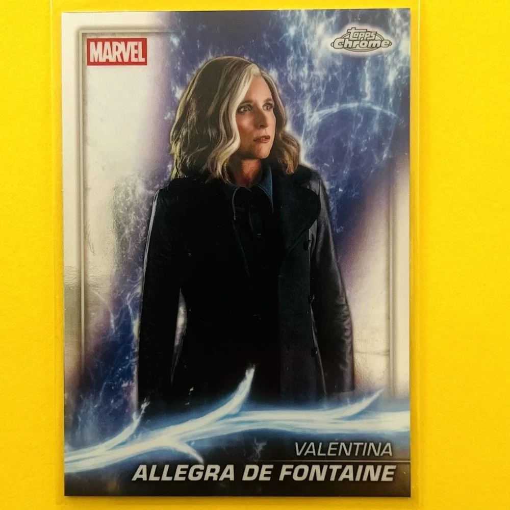 2025 Topps Chrome Marvel Studios Valentina Allegra de Fontaine #190 Thunderbolts